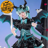 【In Stock】Game Project Sekai: Colorful Stage! Feat. Little Devil Hatsune Miku Cosplay Costume